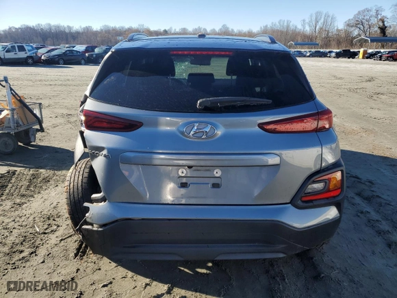 2021 Hyundai Kona SEL with VIN KM8K22AA8MU615752, listed as a Copart auction lot 84789404 with 80,509 mi miles and Salvage Title. Bid and sale history available at carsss.com. Image 6.