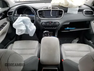 2017 Kia Sorento SXL z VIN 5XYPK4A51HG314269, wystawiony jako Copart lot #42186945 z przebiegiem Nie podano mil oraz Szkoda całkowita • Salvage title. Historia ofert i sprzedaży dostępna na DreamBid. Obrazek 8.