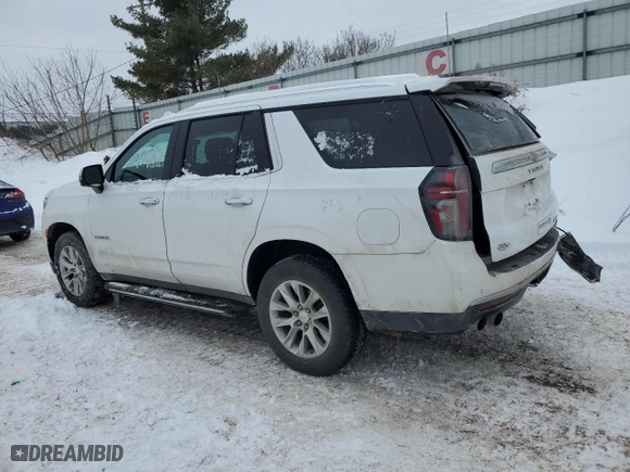 2023 Chevrolet Tahoe Premier with VIN 1GNSKSKD8PR246175, listed as a Copart auction lot 45725735 with 54,988 mi miles and Clean Title. Bid and sale history available at carsss.com. Image 2.