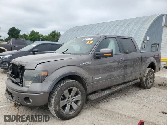 2014 Ford F-150 XL with VIN 1FTFW1ET4EFC54428, listed as a Copart auction lot 60345545 with 116,362 mi miles and Salvage title. Bid and sale history available at DreamBid. Image 1.