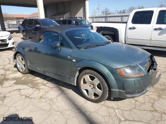 2001 Audi TT with VIN TRUUT28N711048049, listed as a Copart auction lot 51237625 with 119,123 mi miles and Salvage Title. Bid and sale history available at carsss.com. Image 4.