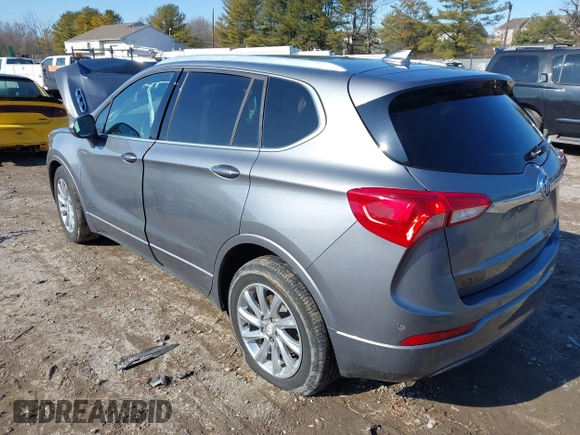 2020 Buick Envision Essence with VIN LRBFXCSA5LD100443, listed as a IAAI auction lot 41504556 with 43,858 mi miles and . Bid and sale history available at carsss.com. Image 3.