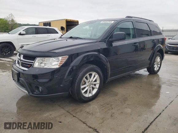 2015 Dodge Journey SXT with VIN 3C4PDDBG0FT660457, listed as a Copart auction lot 54582265 with 164,879 mi miles and Salvage title. Bid and sale history available at DreamBid. Image 1.