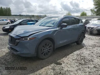 2023 Mazda CX-5 2.5 S Preferred Package with VIN JM3KFBCM3P0128607, listed as a Copart auction lot 54008445 with 26,852 mi miles and Salvage Title. Bid and sale history available at carsss.com. Image 1.