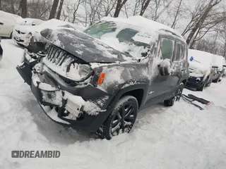 2017 Jeep Renegade Latitude with VIN ZACCJBBB7HPE68351, listed as a IAAI auction lot 41307930 with 129,422 mi miles. Bid and sale history available at carsss.com. Image 2.