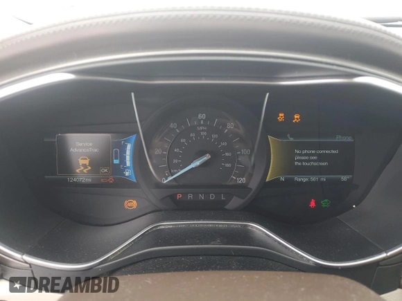 2017 Ford Fusion Titanium z VIN 3FA6P0SUXHR268559, wystawiony jako Copart lot #57456085 z przebiegiem 124 072 mil mil oraz Szkoda całkowita • Salvage title. Historia ofert i sprzedaży dostępna na DreamBid. Obrazek 9.