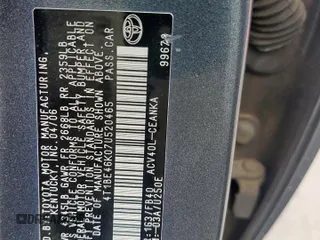 2007 Toyota Camry CE with VIN 4T1BE46K07U520465, listed as a Copart auction lot 50997745 with Not Provided miles and Salvage Title. Bid and sale history available at DreamBid. Image 12.