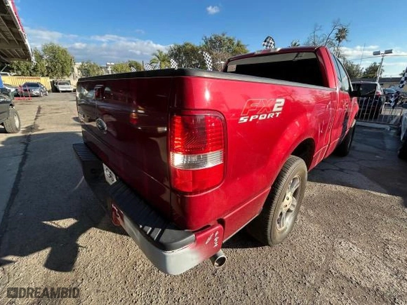 2008 Ford F-150 XL with VIN 1FTRF12W08KB31457, listed as a Copart auction lot 43086985 with 130,988 mi miles and Clean Title. Bid and sale history available at carsss.com. Image 4.