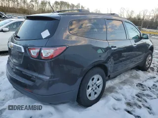 2015 Chevrolet Traverse LS z VIN 1GNKVFKD6FJ262516, wystawiony jako Copart lot #87600205 z przebiegiem 140 577 mil mil oraz Szkoda całkowita • Salvage title. Historia ofert i sprzedaży dostępna na DreamBid. Obrazek 3.