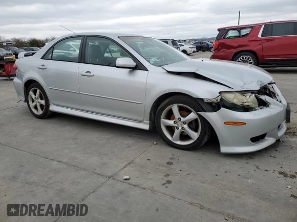 2004 Mazda Mazda6 s with VIN 1YVFP80D545N96085, listed as a Copart auction lot 45198415 with 196,380 mi miles and Salvage Title. Bid and sale history available at carsss.com. Image 4.