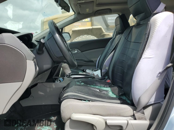 2012 Honda Civic EX with VIN 2HGFB2F86CH579963, listed as a Copart auction lot 53362995 with Not Provided miles and Non Repairable. Bid and sale history available at DreamBid. Image 7.