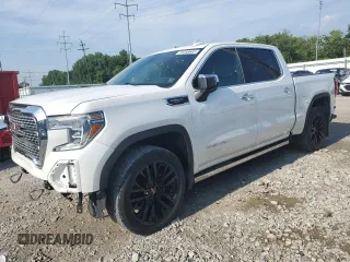 2021 GMC Sierra 1500 Denali with VIN 1GTU9FEL7MZ339403, listed as a Copart auction lot 59358665 with 68,533 mi miles and Salvage title. Bid and sale history available at DreamBid. Image 1.