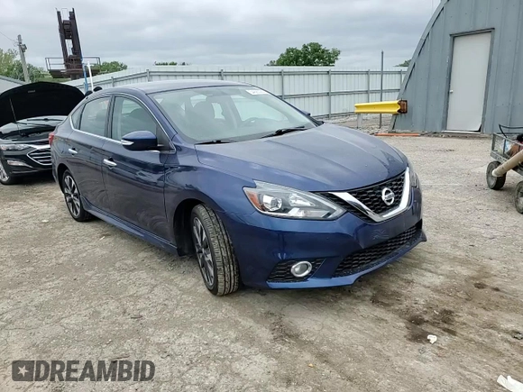 2017 Nissan Sentra SR with VIN 3N1AB7AP1HY254596, listed as a Copart auction lot 54683265 with 81,475 mi miles and Salvage title. Bid and sale history available at DreamBid. Image 13.