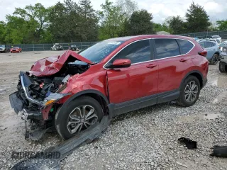 2021 Honda CR-V EX-L z VIN 7FARW1H89ME020300, wystawiony jako Copart lot #54331235 z przebiegiem Nie podano mil oraz Szkoda całkowita • Salvage title. Historia ofert i sprzedaży dostępna na DreamBid. Obrazek 1.