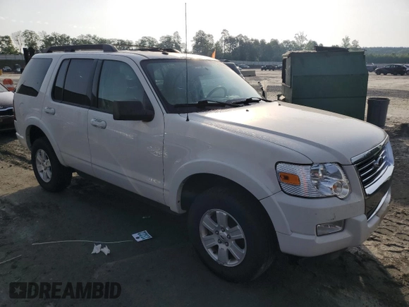 2010 Ford Explorer XLT with VIN 1FMEU6DE9AUB02177, listed as a Copart auction lot 56868605 with 158,090 mi miles and Salvage title. Bid and sale history available at DreamBid. Image 4.