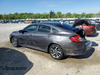 2017 Honda Civic EX z VIN 2HGFC2F78HH549794, wystawiony jako Copart lot #54592675 z przebiegiem 45 079 mil mil oraz Szkoda całkowita • Salvage title. Historia ofert i sprzedaży dostępna na DreamBid. Obrazek 2.