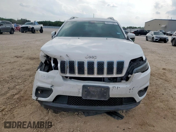2019 Jeep Cherokee Latitude with VIN 1C4PJLCB2KD307482, listed as a Copart auction lot 59474485 with 69,628 mi miles and Salvage title. Bid and sale history available at DreamBid. Image 5.