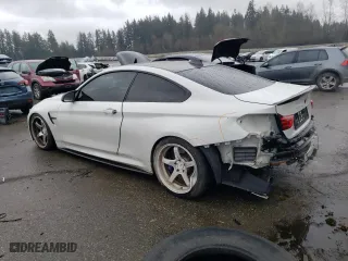 2015 BMW M4 with VIN WBS3R9C53FK332387, listed as a Copart auction lot 45564745 with 65,759 mi miles and Salvage Title. Bid and sale history available at carsss.com. Image 2.