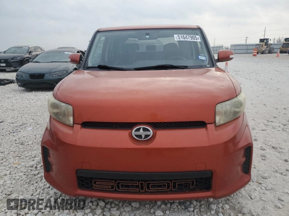 2012 Scion xB with VIN JTLZE4FEXCJ003221, listed as a Copart auction lot 51647905 with 131,845 mi miles and Clean Title. Bid and sale history available at DreamBid. Image 5.