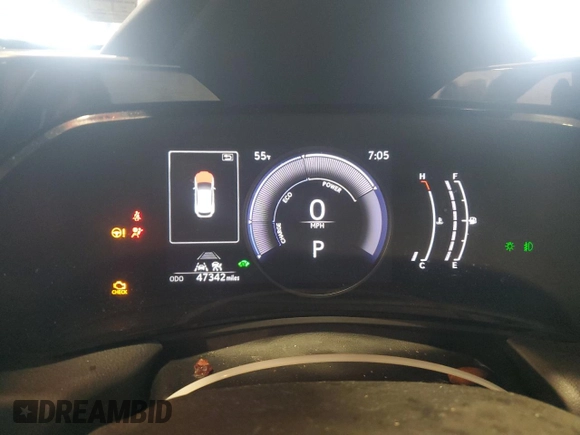2022 Lexus NX 350h Premium with VIN 2T2GKCEZ8NC006932, listed as a Copart auction lot 57893595 with 47,342 mi miles and Salvage title. Bid and sale history available at DreamBid. Image 9.