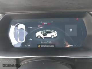 2014 Tesla Model S P85D with VIN 5YJSA1H28EFP69162, listed as a IAAI auction lot 41658356 with 93,254 mi miles. Bid and sale history available at carsss.com. Image 7.