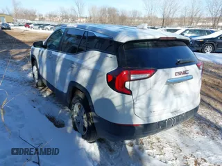 2023 GMC Terrain SLE with VIN 3GKALMEGXPL171557, listed as a IAAI auction lot 41545321 with 55,773 mi miles. Bid and sale history available at carsss.com. Image 3.