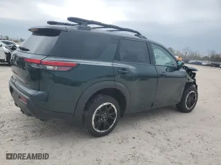 2024 Nissan Pathfinder SV with VIN 5N1DR3BD1RC221736, listed as a Copart auction lot 87403494 with 25,970 mi miles and Salvage Title. Bid and sale history available at carsss.com. Image 3.