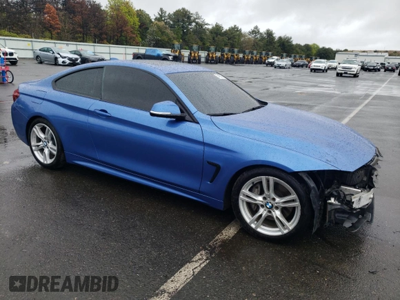 2018 BMW 4 Series 440i xDrive z VIN WBA4W9C53JAB93994, wystawiony jako Copart lot #54963094 z przebiegiem 72 307 mil mil oraz Szkoda całkowita • Salvage title. Historia ofert i sprzedaży dostępna na DreamBid. Obrazek 4.