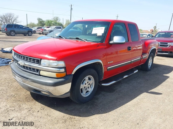 2002 Chevrolet Silverado 1500 LS with VIN 1GCEC19T72Z281843, listed as a IAAI auction lot 41831108 with 144,392 mi miles. Bid and sale history available at carsss.com. Image 17.
