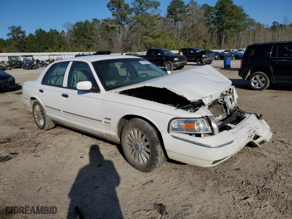2009 Mercury Grand Marquis LS with VIN 2MEHM75V49X632193, listed as a Copart auction lot 44334585 with 71,276 mi miles and Salvage Title. Bid and sale history available at carsss.com. Image 4.