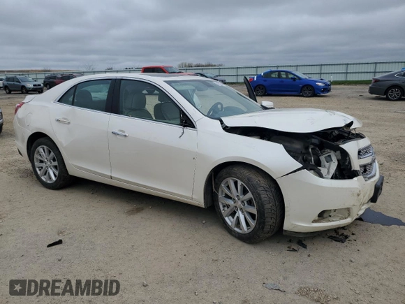 2013 Chevrolet Malibu LTZ with VIN 1G11H5SA0DF144241, listed as a Copart auction lot 54362015 with 146,445 mi miles and Non Repairable. Bid and sale history available at DreamBid. Image 4.