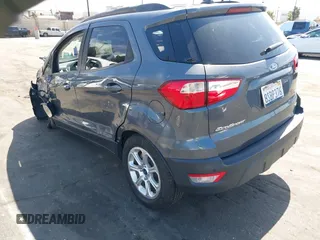 2020 Ford EcoSport SE with VIN MAJ3S2GE9LC349493, listed as a IAAI auction lot 41798547 with 42,946 mi miles. Bid and sale history available at carsss.com. Image 3.