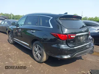 2020 Infiniti QX60 Pure with VIN 5N1DL0MM1LC501807, listed as a IAAI auction lot 42447446 with 37,184 mi miles and . Bid and sale history available at DreamBid. Image 3.