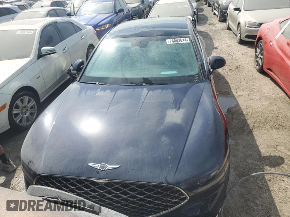 2024 Genesis G90 e-SC with VIN KMTFC4SD3RU042811, listed as a Copart auction lot 76003614 with Not Provided miles and Salvage Title. Bid and sale history available at DreamBid. Image 5.
