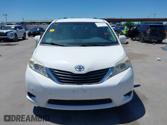 2011 Toyota Sienna LE AAS with VIN 5TDKK3DC1BS150109, listed as a IAAI auction lot 42067808 with 186,811 mi miles and . Bid and sale history available at DreamBid. Image 13.
