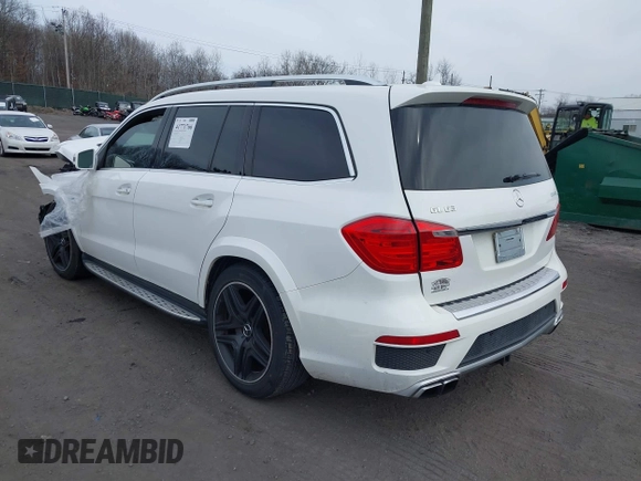 2015 Mercedes-Benz GL-Class GL 63 AMG with VIN 4JGDF7EE3FA486234, listed as a IAAI auction lot 41771766 with 146,400 mi miles. Bid and sale history available at carsss.com. Image 3.