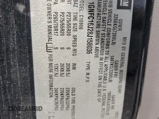 2008 Chevrolet Suburban 3LT z VIN 1GNFC16J28J158036, wystawiony jako Copart lot #83889104 z przebiegiem 189 822 mil mil oraz Szkoda całkowita • Salvage title. Historia ofert i sprzedaży dostępna na DreamBid. Obrazek 12.
