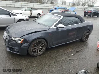 2015 Audi S5 Premium Plus with VIN WAUCGAFH3FN012499, listed as a Copart auction lot 45886625 with 71,839 mi miles and Salvage Title. Bid and sale history available at carsss.com. Image 1.