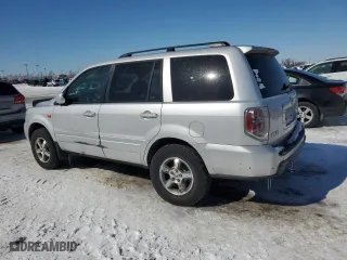 2008 Honda Pilot SE with VIN 5FNYF18348B053044, listed as a Copart auction lot 46153055 with 162,408 mi miles and Salvage Title. Bid and sale history available at carsss.com. Image 2.