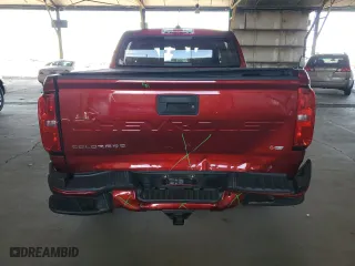 2021 Chevrolet Colorado 4WD Z71 with VIN 1GCGTDEN6M1289175, listed as a Copart auction lot 46641185 with 57,286 mi miles and Salvage Title. Bid and sale history available at carsss.com. Image 6.