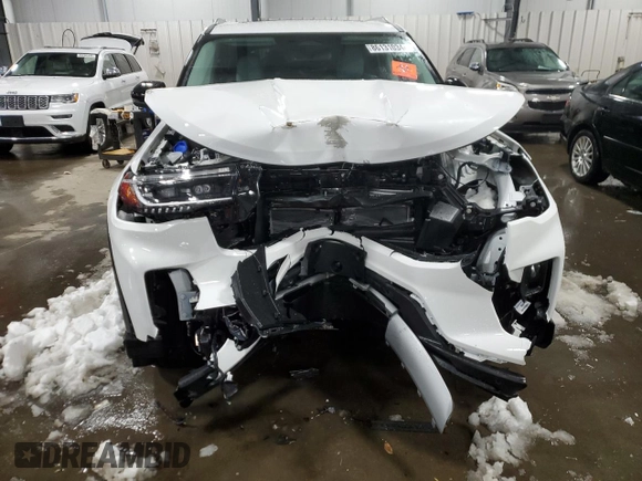 2025 Ford Explorer Platinum with VIN 1FMWK8HC9SGA37071, listed as a Copart auction lot 86131034 with Not provided miles and Salvage title. Bid and sale history available at DreamBid. Image 5.