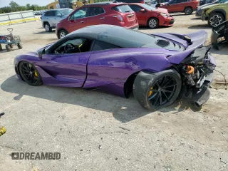 2018 McLaren 720S z VIN SBM14DCA2JW000849, wystawiony jako Copart lot #71075974 z przebiegiem Nie podano mil oraz Szkody całkowita. Historia ofert i sprzedaży dostępna na DreamBid. Obrazek 2.