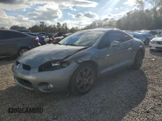 2008 Mitsubishi Eclipse GT with VIN 4A3AK34T08E007921, listed as a Copart auction lot 46607395 with 159,024 mi miles and Salvage Title. Bid and sale history available at DreamBid. Image 1.