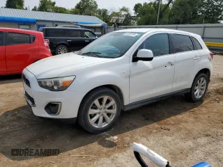2014 Mitsubishi Outlander SE z VIN 4A4AP4AU7EE031757, wystawiony jako Copart lot #64520134 z przebiegiem 147 234 mil mil oraz Szkoda całkowita • Salvage title. Historia ofert i sprzedaży dostępna na DreamBid. Obrazek 1.