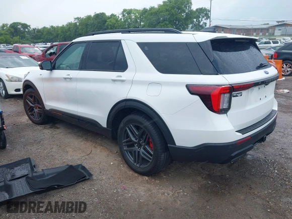 2025 Ford Explorer ST-Line with VIN 1FMUK7KH6SGB58226, listed as a IAAI auction lot 42687937 with Not provided miles and . Bid and sale history available at DreamBid. Image 3.
