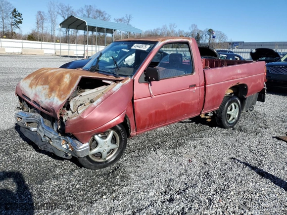 1991 Nissan Trucks 2WD XE with VIN 1N6SD11S9MC403446, listed as a Copart auction lot 45448575 with 248,445 mi miles and Salvage Title. Bid and sale history available at carsss.com. Image 1.