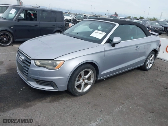 2015 Audi A3 1.8T Premium with VIN WAU6CLFF7F1111742, listed as a IAAI auction lot 41679093 with 45,727 mi miles. Bid and sale history available at carsss.com. Image 18.