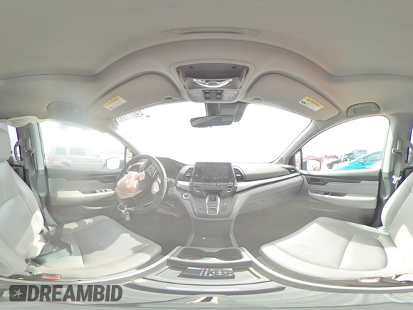 2019 Honda Odyssey EX-L with VIN 5FNRL6H77KB045363, listed as a Copart auction lot 49077865 with 66,701 mi miles and Salvage Title. Bid and sale history available at DreamBid. Image 14.