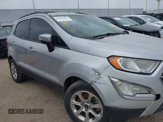2018 Ford EcoSport SE with VIN MAJ3P1TE1JC183355, listed as a IAAI auction lot 41806498 with 112,558 mi miles. Bid and sale history available at carsss.com. Image 6.