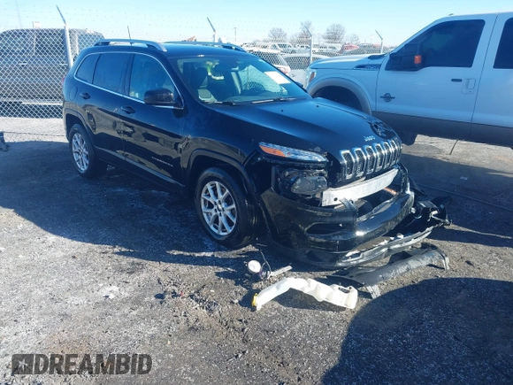 2018 Jeep Cherokee Latitude Plus with VIN 1C4PJMLB0JD507197, listed as a IAAI auction lot 41360448 with 61,877 mi miles and . Bid and sale history available at carsss.com. Image 1.